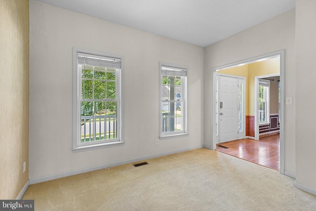 2703 Schumann St, Fredericksburg, VA 22408 - entryway featuring carpet and healthy amount of natural light