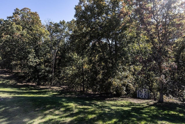 232 Edgewood Dr, Shenandoah, VA 22849 - view of yard featuring a storage shed and an outdoor structure