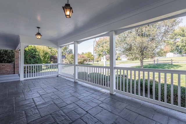 232 Edgewood Dr, Shenandoah, VA 22849 - view of patio with covered porch