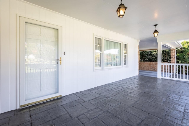 232 Edgewood Dr, Shenandoah, VA 22849 - view of patio / terrace featuring covered porch