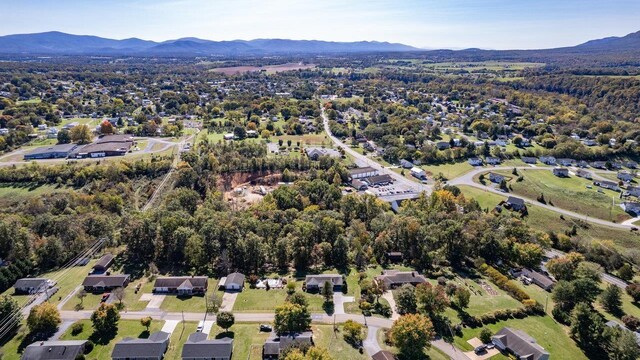 232 Edgewood Dr, Shenandoah, VA 22849 - aerial view with a mountain view and a residential view