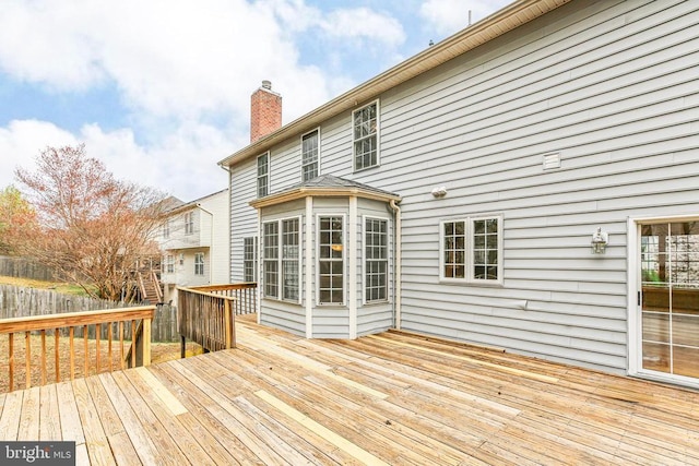 11218 Glen Park Dr, Fredericksburg, VA 22407 - wooden terrace with fence
