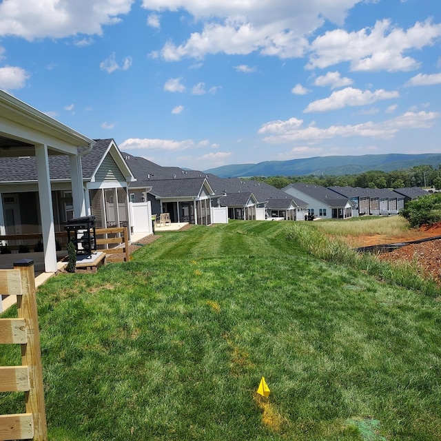 237 Ridgeline Dr, Waynesboro, VA 22980 - view of green lawn featuring a residential view