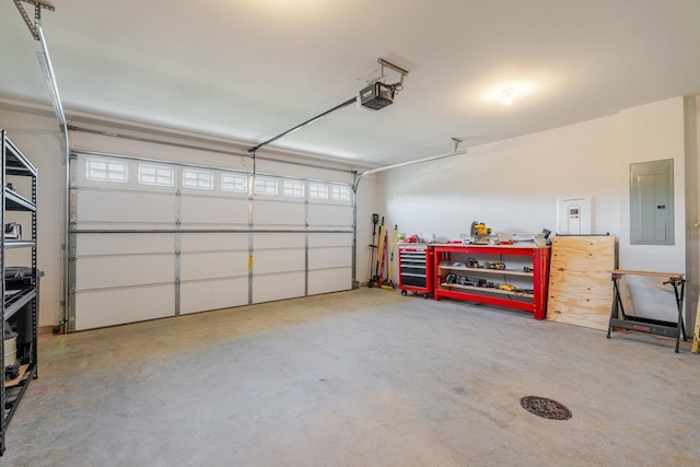 237 Ridgeline Dr, Waynesboro, VA 22980 - garage with electric panel and a garage door opener