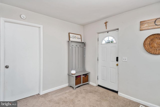 3321 Summit Crossing Rd, Fredericksburg, VA 22408 - entryway featuring carpet flooring and baseboards