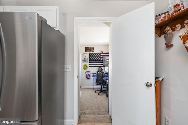 3321 Summit Crossing Rd, Fredericksburg, VA 22408 - hall with carpet flooring