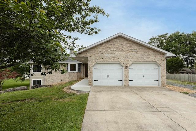 640 Greenwood St, Rockingham, VA 22801 - view of front of home featuring brick siding and concrete driveway