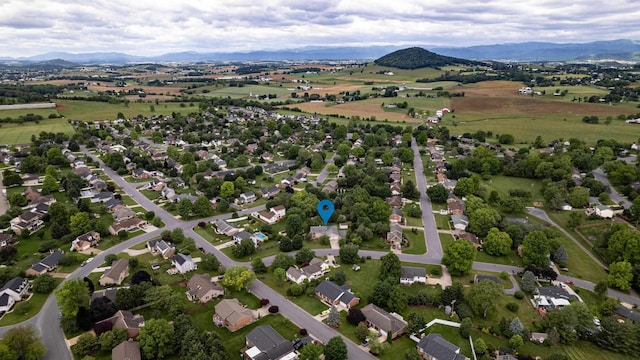 640 Greenwood St, Rockingham, VA 22801 - drone / aerial view of a mountainous background