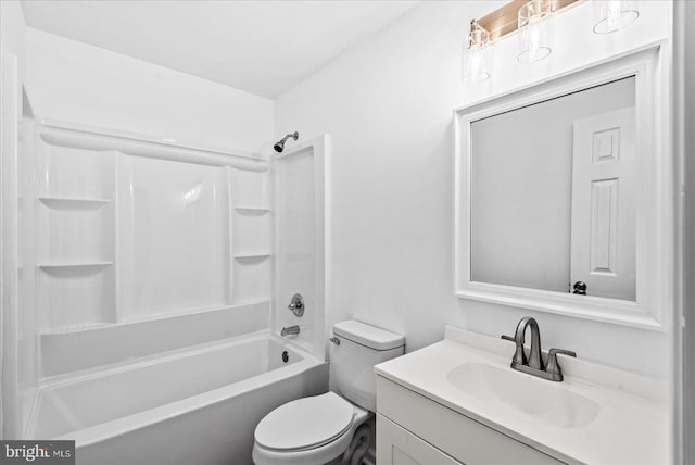 65 Wades Run, Mineral, VA 23117 - full bath with toilet, vanity, and bathing tub / shower combination