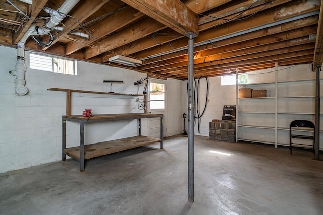 404 3rd St, Grottoes, VA 24441 - basement featuring healthy amount of natural light