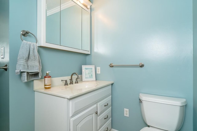 404 3rd St, Grottoes, VA 24441 - half bathroom with vanity and toilet