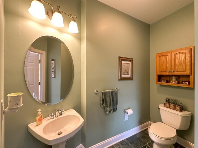 603 Dabneys Rd, Raphine, VA 24472 - half bath featuring baseboards, toilet, and a sink