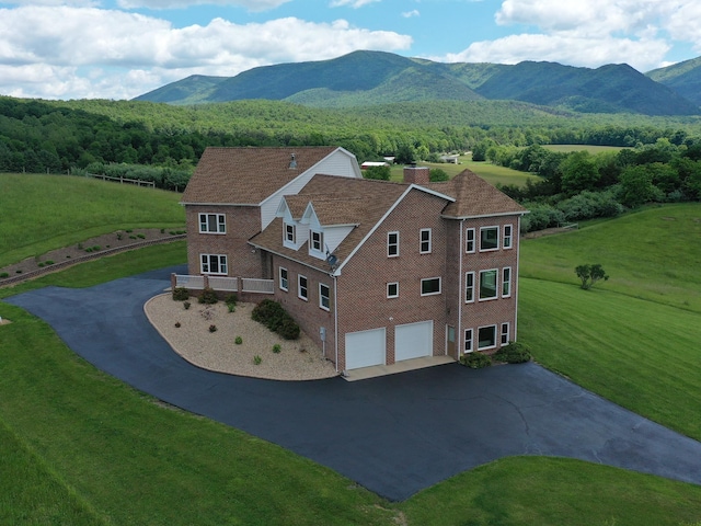 603 Dabneys Rd, Raphine, VA 24472 - aerial view featuring a mountain view