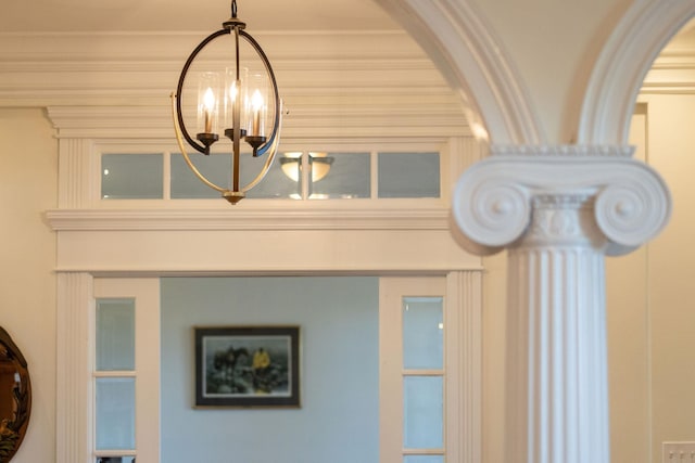 1767 Goose Creek Rd, Waynesboro, VA 22980 - detailed view of a chandelier and ornamental molding