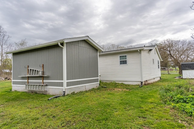 2786 Fleeburg Rd, Shenandoah, VA 22849 - view of home's exterior featuring a yard and an outbuilding