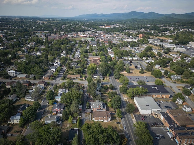 633 Wayne Ave S, Waynesboro, VA 22980 - aerial overview of property's location featuring a mountain backdrop