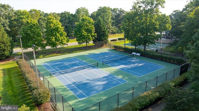 3905 Corbin Hall Ln, Fredericksburg, VA 22408 - view of tennis court