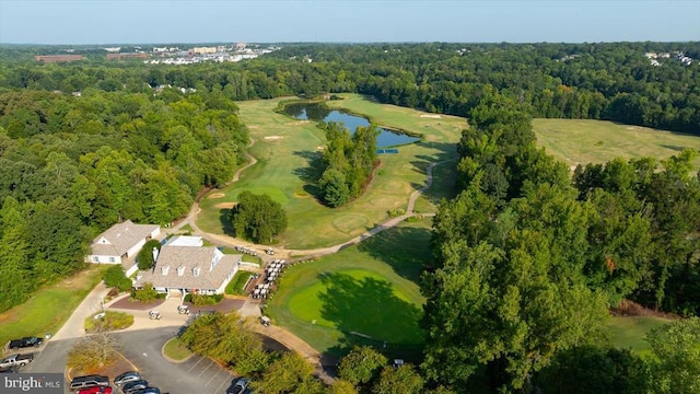 3905 Corbin Hall Ln, Fredericksburg, VA 22408 - aerial overview of property's location with a large body of water and a golf course