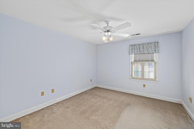 3905 Corbin Hall Ln, Fredericksburg, VA 22408 - carpeted empty room with ceiling fan and baseboards