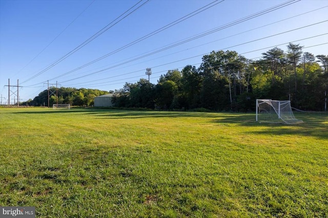 3905 Corbin Hall Ln, Fredericksburg, VA 22408 - view of yard featuring a sport area