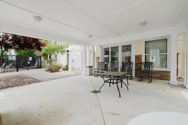 510 Davis Mills Dr Unit 103, Harrisonburg, VA 22801 - view of patio / terrace featuring fence