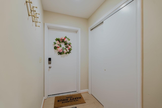 510 Davis Mills Dr Unit 103, Harrisonburg, VA 22801 - doorway to outside featuring light wood finished floors and baseboards