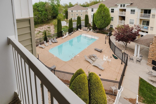 510 Davis Mills Dr Unit 103, Harrisonburg, VA 22801 - community pool featuring fence and a patio area