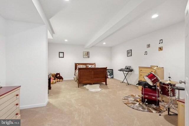 5831 Deep Creek Dr, Fredericksburg, VA 22407 - bedroom with carpet flooring, recessed lighting, and baseboards