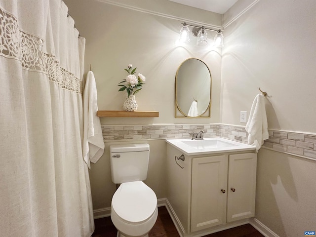 1203 Afton Mountain Rd, Afton, VA 22920 - bathroom featuring vanity and tasteful backsplash