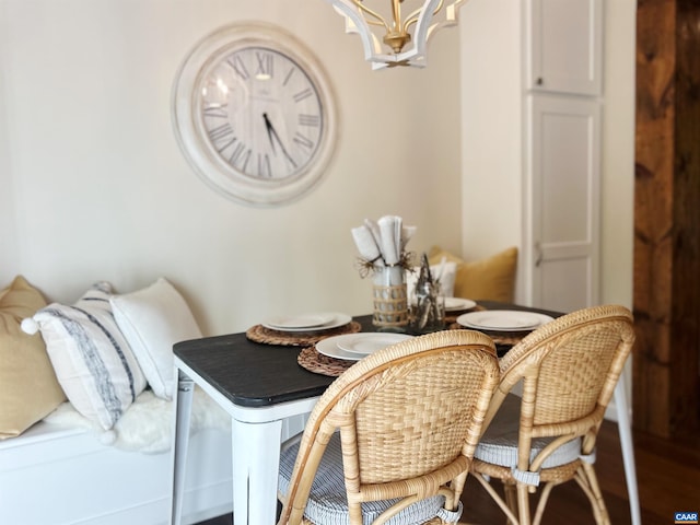 1203 Afton Mountain Rd, Afton, VA 22920 - dining space featuring a chandelier