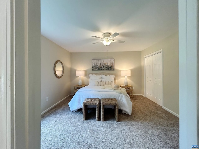 1203 Afton Mountain Rd, Afton, VA 22920 - carpeted bedroom with a ceiling fan and a closet