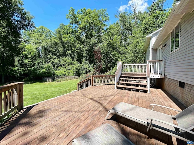 1203 Afton Mountain Rd, Afton, VA 22920 - deck with a yard