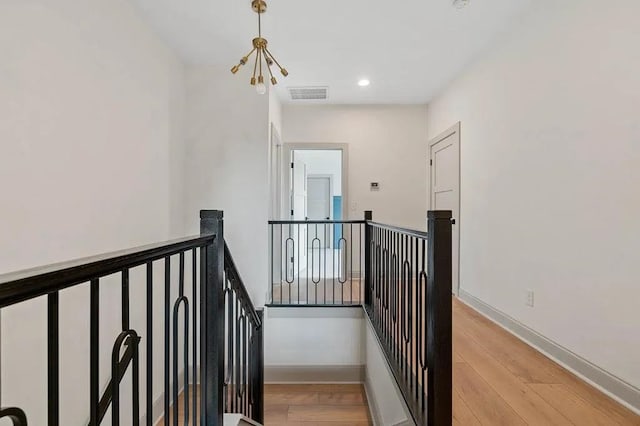 TBD Hermitage Rd, Waynesboro, VA 22980 - staircase with baseboards, recessed lighting, visible vents, and wood finished floors