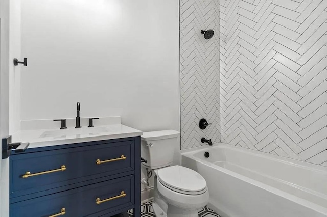 TBD Hermitage Rd, Waynesboro, VA 22980 - full bathroom featuring toilet,  shower combination, and vanity