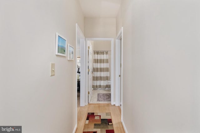 11200 Scottwood Ln N, Fredericksburg, VA 22407 - corridor with light wood finished floors and baseboards