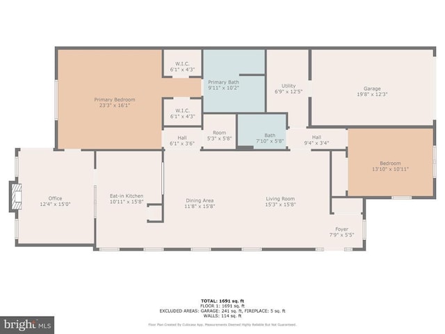 11200 Scottwood Ln N, Fredericksburg, VA 22407 - view of property floor plan