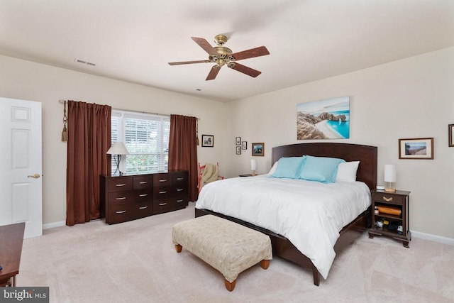 11200 Scottwood Ln N, Fredericksburg, VA 22407 - bedroom with light carpet and a ceiling fan