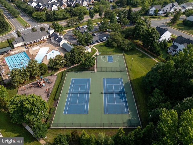 11200 Scottwood Ln N, Fredericksburg, VA 22407 - aerial overview of property's location with nearby suburban area