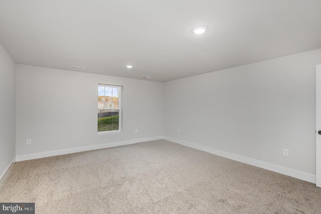 26437 Pennfields Dr, Orange, VA 22960 - unfurnished room featuring carpet, baseboards, and recessed lighting
