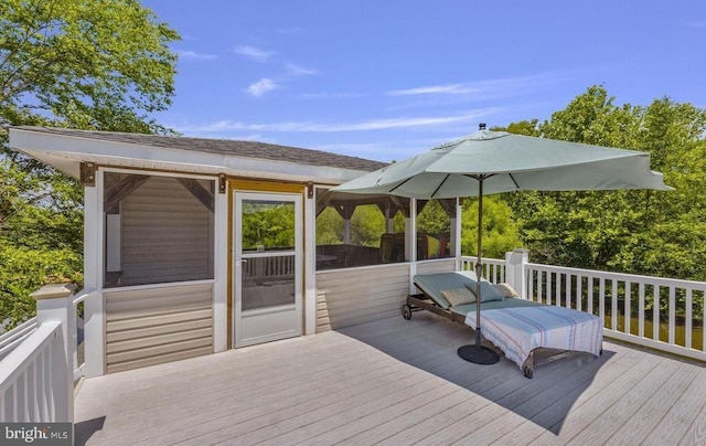 26437 Pennfields Dr, Orange, VA 22960 - view of wooden terrace