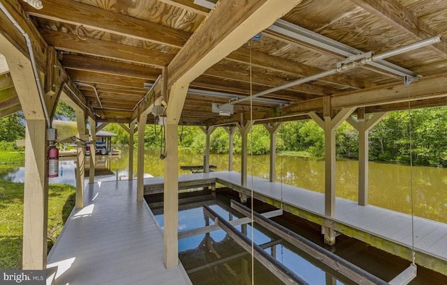 26437 Pennfields Dr, Orange, VA 22960 - dock featuring a water view and boat lift