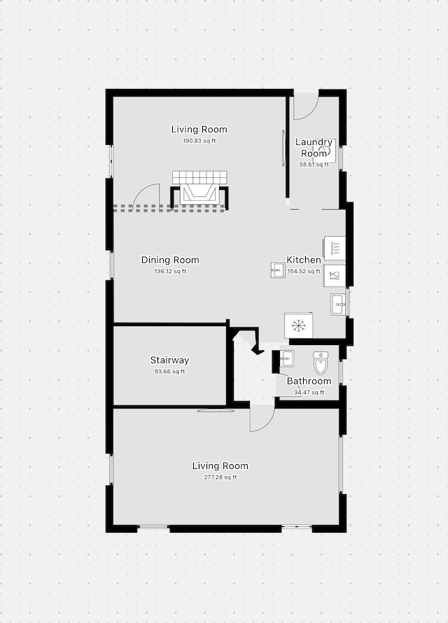 1014 22nd St E, Buena Vista, VA 24416 - view of home floor plan
