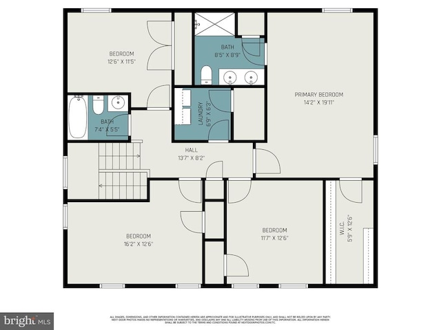 9523 Fall Haven Rd, Fredericksburg, VA 22407 - view of floor plan / room layout