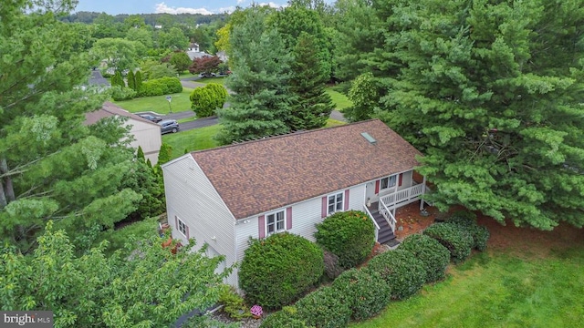  - view from above of property