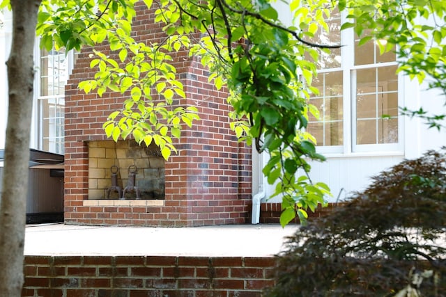 645 Cherry Ave, Waynesboro, VA 22980 - property entrance featuring brick siding