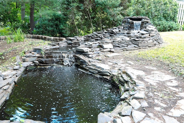 645 Cherry Ave, Waynesboro, VA 22980 - exterior view of a garden pond