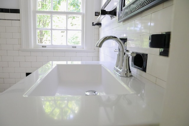 645 Cherry Ave, Waynesboro, VA 22980 - detailed view of a sink and decorative backsplash