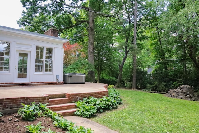 645 Cherry Ave, Waynesboro, VA 22980 - view of grassy yard featuring a patio