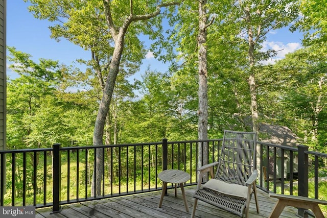 93 Tyro Ln, Roseland, VA 22967 - view of wooden terrace