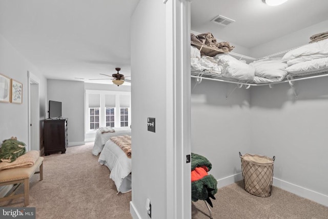 93 Tyro Ln, Roseland, VA 22967 - walk in closet with carpet floors and a ceiling fan